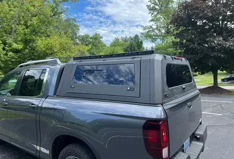 Aluminum Alloy Truck Bed Cap Canopy Fit Jeep Gladiator 5ft Bed ( 2020-2026 )